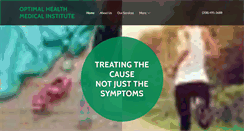 Desktop Screenshot of optimalhealthmedical.com